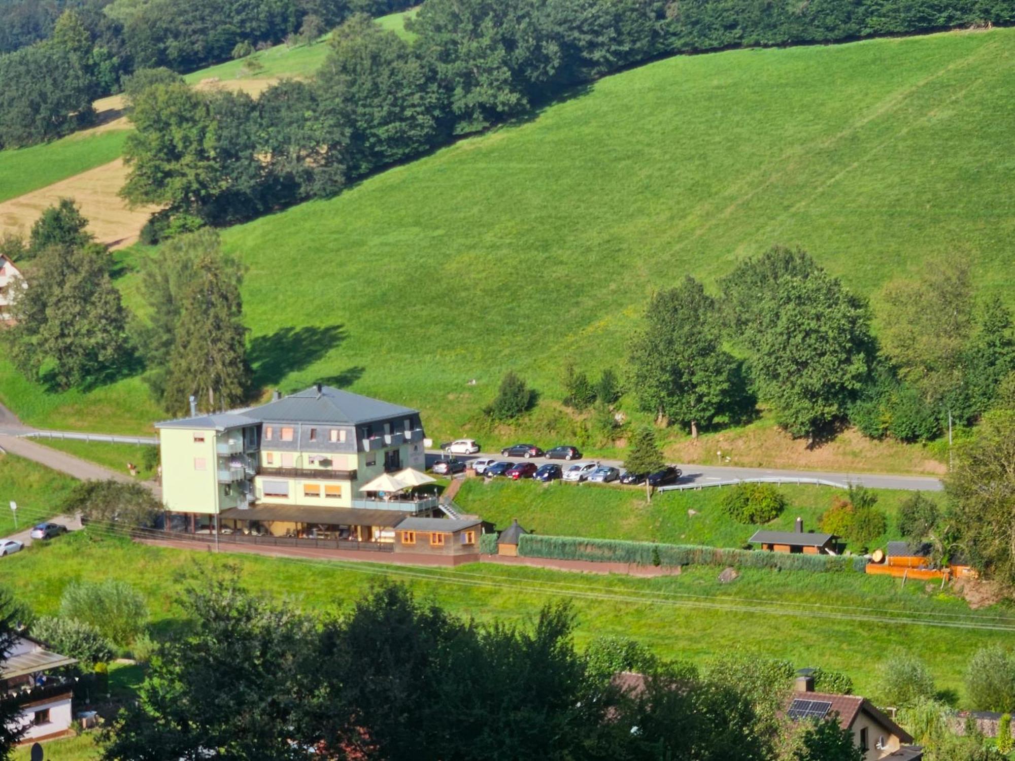 Hotel Gruener Baum Mit Restaurant & Wellness Oberzent Exterior foto